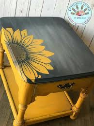 Diy Shabby Chic Sunflower Furniture Makeover Idea Always Consult With A Local Independent Design Center For Prep A Redo Furniture Furniture Makeover Furniture