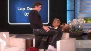 WATCH: Zac Efron Twerks & Gives Ellen DeGeneres A Sexy Lap Dance In A Game  Of Heads Up - Capital