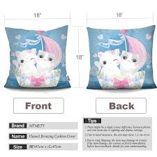 All of our anniversary gifts come with designs, photos, artwork, and text meant to help you express your love just in case you aren't the best with a poetic phrase. Funny Love Kiss Cute Cat Pillows Cases For Sofa Home Decoration Cartoon Cushion Cover Pillow Covers Double Sided Printing Pillow Home Textile
