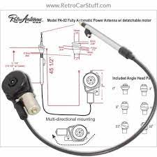 Caraudiostuff Posted To Instagram The Retrosound Is A Direct Fit Replacement Antenna For Your Classic The Motor Is M Switch Off Antenna Car Audio
