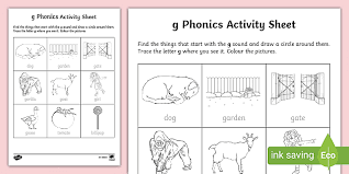 phonics g worksheet phonics resources twinkl
