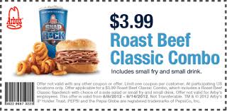 Roast Beef Combo Meal For Under 4 Bucks At Arbys Coupon Via The Coupons App You Can Even Get A Salad Instead Of Printable Coupons Coupon Apps Sample Coupons