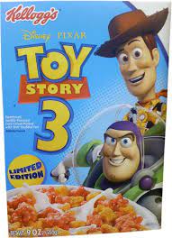 Toy Story 3 Cereal Box Kids Cereal Cereal Cereal Packaging