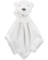 Carter's bright orange plush fox rattle gray security cuddle blanket lovey. Bear Security Blanket Carters Com