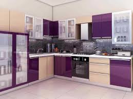 Kitchen Design Ideas In India Purple Kitchen Cabinets Modern Kitchen Design Kitchen Design Decor
