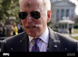 U.S. President Joe Biden talks to the media