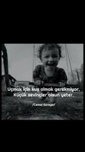Ucmak Icin Kus Olmak Gerekmiyor Kucuk Sevincler Olsun Yeter Cemal Sureya Ozlu Sozler Alintilar Edebiyat