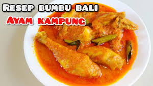 Beri air secukupnya, beri garam gula, ketumbar bubuk, merica dan kaldu jamur secukupnya, masukkan ayam dan telur aduk rata,cek rasa. Resep Bumbu Bali Ayam Kampung Super Lezat Youtube