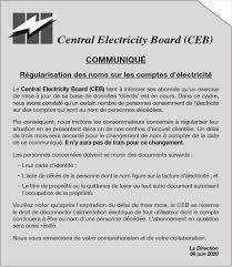 Pas simple, cette année 2020… du point de vue scolaire, notamment. Ceb Communique Du 9 Juin 2020 Central Electricity Board Facebook