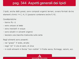 I grassi sono sostanze solubili in solventi organici e poco solubili in acqua; 7 3 I Lipidi Ppt Video Online Scaricare