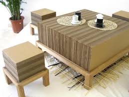 My cardboard box is too tall for a coffee table. Recycling Cardboard For Unique Diy Furniture Inspiring Green Living Ideas