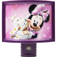 Disney Wrapshade Led Night Light Minnie S Bowtique Dusk To Dawn 13367 Walmart Com Walmart Com
