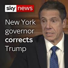 Coronavirus: New York governor corrects Donald Trump