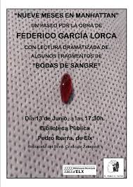 Federico garcía lorca y lita cabellut, quien hace una reinterpretación de la tragedia teatral retratando no solo los personajes, sino también sus almas. Federico Garcia Lorca Antologia Dramatizada Nueve Meses En Manhatan Claustre Biblioteca Pere Ibarra Visitelche