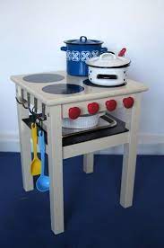 kinderkuche aus dem ikea oddvar hocker kids play kitchen play kitchen kids kitchen