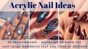 Acrylic nail paints are a mixture of liquid monomer and powder polymer. Acrylic Nail Designs 200 Acrylic Nail Polish Ideas Acrylic Nails Acrylic Nails Short Coffin Youtube