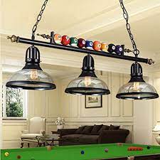 This billiard table lighting is a traditional solid brass pool table light with three green aluminum 14 shades, each rated up to 100 watts. Imeshbean Hanging Pool Table Lights Fixture For 7 8 Table Black Metal Ball Design Billiard Pendant Lamp With 3 Glass Shades For Game Room Beer Party Bar Cafe Walmart Com Walmart Com