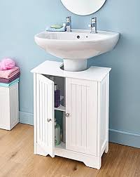 slimline under sink storage bathroom