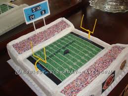 If you like football cakes, you might love these ideas. Coolest 80th Birthday Football Stadium Cake