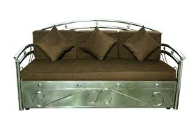 It's made from solid and manufactured wood with a streamlined design covered in linen upholstery. A1 Star Furniture Stainless Steel King Size Sofa Cum Bed With Hydraulic Storage Sofa Cum Bed Silver Brown Amazon In Furniture