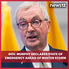 JUST IN: Gov. Phil Murphy declared a state of emergency that will go into  effect at 8 a.m. Sunday ahead of “significant winter weather”