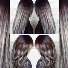 Black And Blonde Ombre Short Hair Brown Silver Ombre Hair Color Melting Hair Hair Silver Ombre Short Hair