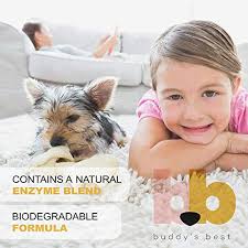 Buddy S Best Pet Urine Odor Eliminator Deodorizer And Stain Remover Enzymatic Cleaner For Dog Urine Natural And Effective Enzyme Based Dog Pee Spray Cleaner Bamboo Mint Scent 32 Fl Oz Pricepulse