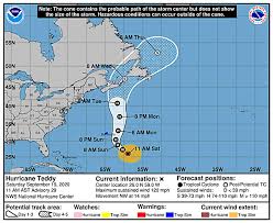 As part of the national weather service within the national oceanic and atmospheric administration (noaa), the national hurricane center's mission is to save lives, mitigate property loss and improve economic efficiency by issuing the best watches, warnings, forecasts and analyses of hazardous. Here S New Projected Timing Track For Hurricane Teddy How It Will Affect Parts Of Region Litchfield Daily Voice