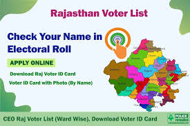 A voter id card is issued by the election commission of india that serves as an identity proof and gives the right to an individual to cast their vote. Ceo Raj Voter Id Card Rajasthan Voter List 2021 Download Ward Wise