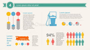 creative logistics percentage chart powerpoint vectors