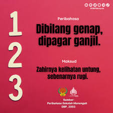 Jangan menang sorak, kampung tergadai. Facebook