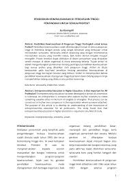 Maybe you would like to learn more about one of these? Https Media Neliti Com Media Publications 19748 Id Pendidikan Kewirausahaan Di Perguruan Tinggi Pentingkah Untuk Semua Profesi Pdf