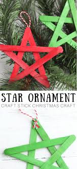 For frosty the snowman, glue on the hat, red feather (out of a 1/2″ piece of red pipe. Easy Star Craft With Popsicle Sticks Little Bins For Little Hands