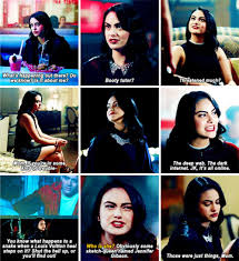Nach dem sieben jahre weiten zeitsprung in staffel fünf wird veronica mit einer. Veronica Lodge In Chapter Four The Last Picture Show Riverdale 1x04