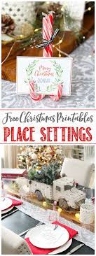 These guys also make cute favors for guests to bring home. Christmas Printables Free Printable Christmas Place Cards Clean And Scentsible