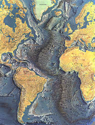 Atlantic Ocean Floor Map