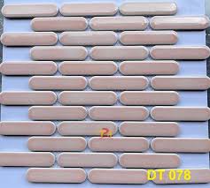 Gạch Mosaic Que Đầu Tròn Hồng DT 078 - Thành Phát Huy