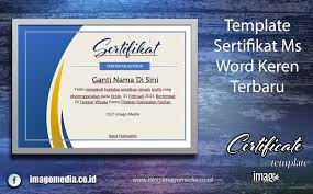 Check spelling or type a new query. Template Sertifikat Ms Word Keren Terbaru Imago Media Home Of Creativity