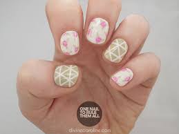 Nail Art Tutorial Geometric Roses More