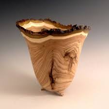 Natural Bark Edge Butternut Wood Turned Bowl By Jlwoodturning 120 00 His Bowls Are Soooooo Beautiful Wood Turned Bowls Bark Edge Wood Bowls