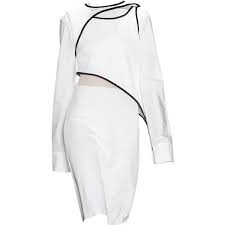 louise goldin 2014 satinee polyvore com liked on polyvore featuring dresses vestiti vestidos day dr white short dress casual white dress featuring dress
