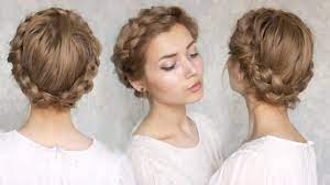 Learn How To Braid Your Own Hair With These Step By Step French Dutch Fishtail Halo And Waterfa Braided Hairstyles Braided Crown Hairstyles Bridesmaid Hair