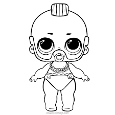 All favorite babies from all series of toys! Lol Baby Coloring Pages Lil Boy Xcolorings Com