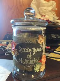 Free returns 100% satisfaction guarantee fast shipping 60 Years Of Memories We Created A Jar As A Gift For My Mother S 60th Birthday It Was To Hold Birthday Surprise Party Birthday Surprise For Mom 60th Birthday