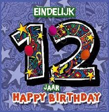 Bol Com Verjaardagskaart 3d 12 Jaar