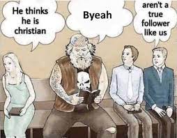 Byeah | Christian Biker / He Thinks He Is Christian | Know Your Meme