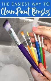 Clean Up After Painting How To Clean Paint Brushes And Get Paint Off Hands Cleaning Paint Brushes Oil Paint Brushes How To Clean Paint Brushes