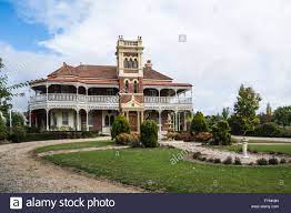 Langford Homestead Edwardian Mansion At Walcha Nsw Australia Stock Photo Mansions House Facade Australian Homes
