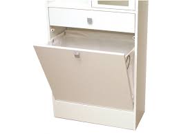 Profitez d'un large choix de meubles tv pour votre salon à des petits prix. Armoire Bac A Linge Plizz Blanc Nombreux Rangements
