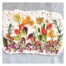 The Viral Floral Focaccia Inspired By My Ceramic Botanical Dishes Ceramics By Orly Focaccia Focaccia Bread Recipe Focaccia Bread